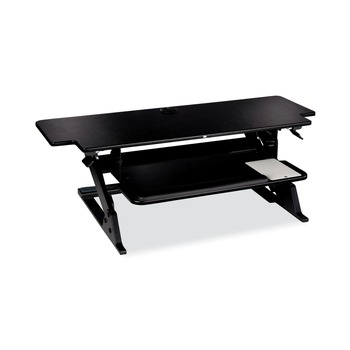 3M 42 in. x 23.2 in. x 6.2 in. to 20 in. Precision Standing Desk - Black