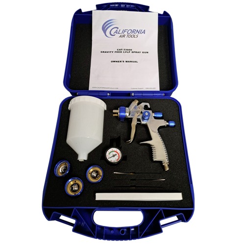 Air Compressors | California Air Tools CAT-33000K LVLP Spray Gun Kit image number 0