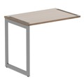 Office Desks & Workstations | Alera ALELSRT24GR Open Office Series 23-3/8 in. x 28-1/2 in. Fully Adjustable O-Leg Return Base - Silver image number 5