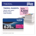 Ink & Toner | Brother TN635XLM 4,500 Page-Yield High-Yield Toner - Magenta image number 1