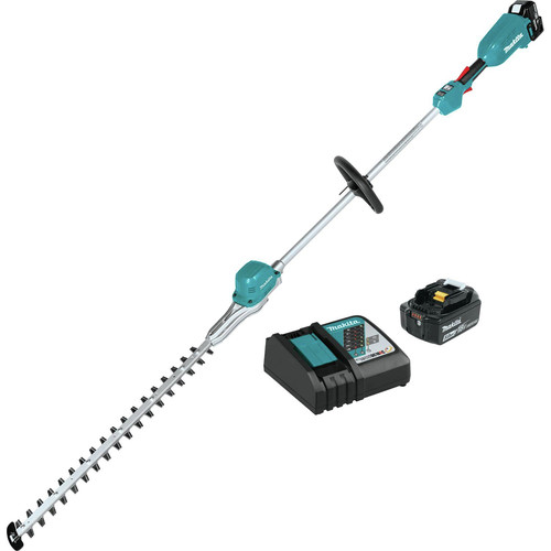 Hedge Trimmers | Makita XNU02T 18V LXT Brushless Lithium-Ion 24 in. Cordless Pole Hedge Trimmer Kit (5 Ah) image number 0