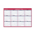  | AT-A-GLANCE PM36AP28 12 Month (July to June): 2024 to 2025 48 in. x 32 in. Academic Erasable Reversible Extra Large Wall Calendar - White/Blue/Red image number 1