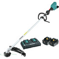 String Trimmers | Makita XRU17PT 18V X2 (36V) LXT Brushless Lithium-Ion Cordless String Trimmer Kit with 2 Batteries (5 Ah) image number 0
