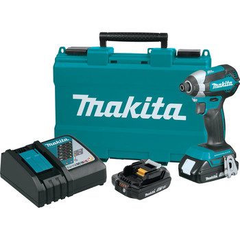 Factory Reconditioned Makita XDT13R-R 18V LXT Lithium-Ion Brushless 1/4 in. Hex Impact Driver Kit (2.0 Ah)