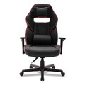  | Alera BT-51593RED 15.91 in. to 19.8 in. Seat Height Racing Style Ergonomic Gaming Chair - Black/Red image number 1