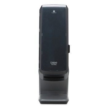 Georgia-Pacific 25.31 in. x 9.06 in. x 10.68 in. Tower Napkin Dispenser - Black (1/Carton)