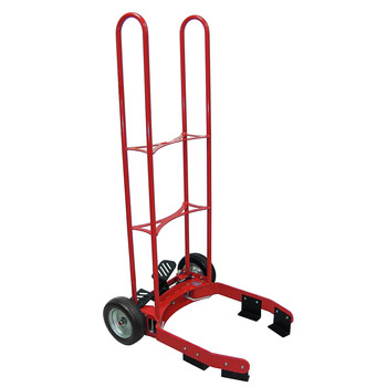 WHEEL BRAKE DRUM DOLLIES | Branick TC400 400 lbs. Capacity Hands-Free Foot Operated Tire Cart - Red