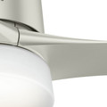 Ceiling Fans | Hunter 59376 WiFi Enabled HomeKit Compatible 54 in. Symphony Matte Nickel Ceiling Fan with Light and Integrated Control System - Handheld image number 2