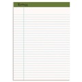 Office Jansan | Ampad 20-172R Earthwise by Ampad 8.5 in. x 11.75 in. Recycled Writing Pad - Narrow, Green/White (1-Dozen) image number 0