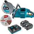 Concrete Saws | Makita GEC03T 40V MAX XGT Brushless Lithium-Ion 9 in. Cordless Power Cutter Kit with AFT and Electric Brake (5 Ah) image number 0