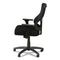  | Alera ALEELT4214F Elusion II Series Mid-Back Swivel/Tilt Mesh Chair with Adjustable Arms - Black image number 2
