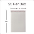 Office & Office Supplies | Quality Park QUA95011 10.5 x 15 Redi-Seal Adhesive Poly Bubble Mailers - White (25/Pack) image number 6