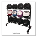 Office Filing Cabinets & Shelves | Champion Sports RPXRACK RPX 18.5 in. x 62 in. x 45 in. 220 lbs. Capacity Metal Medicine Ball Rack - Black image number 3
