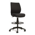 Office Chairs | Alera ALEWX4614 27.95 in. to 33.66 in. Seat Height Supports Up to 275 lbs. Fabric Wessex Drafting Stool - Black image number 5