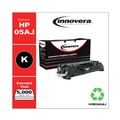 Ink & Toner | Innovera IVRE505AJ 5000 Page-Yield Remanufactured Extended-Yield Toner Replacement for 05A (CE505AJ) - Black image number 1