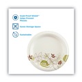  | Dixie UX9WS Pathways Soak-Proof Shield WiseSize 8.5 in. Paper Plates - Green/Burgundy (125/Pack, 4 Packs/Carton) image number 3
