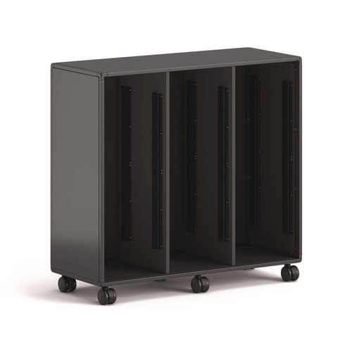 Office Furniture & Lighting | HON HEST3H3WS.C.N.S.S.NA.S.S Class-ifi 46.63 in. x 18.75 in. x 44.13 in. Three-Wide Tote Storage Cabinet - Charcoal Gray image number 0