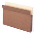 Office Jansan | Smead 74214 1-3/4 in. Expansion Drop Front Pocket - Legal, Manila/Redrope (25/Box) image number 0