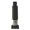 Cleaning & Janitorial Accessories | Boardwalk 96149-BWK 8 ft. Two-Sections Aluminum Extension Pole - Silver/Black image number 3