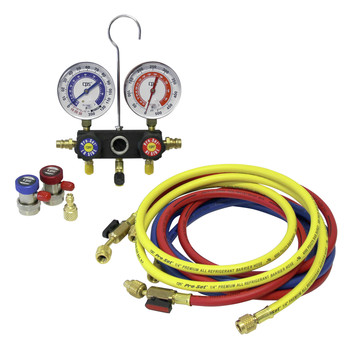 AIR CONDITIONING MANIFOLD GAUGE SETS | CPS Products MA1234 Pro-Set Dual Manifold Set