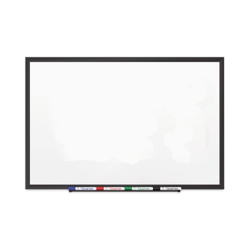 Office & Office Supplies | Quartet 2548B 96 in. x 48 in. Classic Series Porcelain Magnetic Dry Erase Board - White Surface, Black Aluminum Frame image number 0