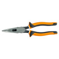 Pliers | Klein Tools 2038EINS 8 in. Slim Insulated Long Nose Side Cutter Pliers image number 2