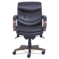Office Chairs | La-Z-Boy 48963B 18.75 in. to 21.75 in. Seat Height Woodbury Mid-Back Executive Chair Supports Up to 300 lbs. - Brown Seat/Back, Weathered Sand Base image number 1