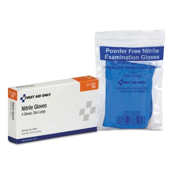 First Aid Only ANSI Compliant Exam Gloves First Aid Kit Refill