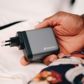 Office Electronics & Batteries | Verbatim 32203 140 W 4-Port GaN Wall Charger - Black/Gray image number 2