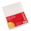  | Universal UNV81525 Letter Size Project Folders - Clear (25/Pack) image number 0