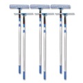 Cleaning Tools | Gritt Commercial GRI1376F143PK Pro Window Washing Kit with Squeegee, Washer and 6 ft Telescopic Pole, 14-in Wide, 3/Kit image number 0
