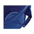 Office Jansan | Rubbermaid Commercial FG263200BLUE 32 Gallon Plastic Vented Round Brute Container - Blue image number 1