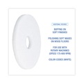 Floor Cleaners | Boardwalk BWK4013WHI 13 in. Diameter Polishing Floor Pads - White (5/Carton) image number 6