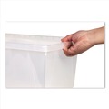 Boxes & Bins | Storex 61430U06C Storage Bins, with Snap-On Lid, 4 gal, 11.25 x 13.53 x 7.87, Translucent, 6/Pack image number 3