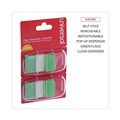 Office Jansan | Universal UNV99003 Page Flags - Green (50 Flags/Dispenser, 2 Dispensers/Pack) image number 5