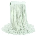Cleaning & Janitorial Supplies | Boardwalk BWK224CCT 24 oz. Cotton Premium Cut-End Wet Mop Heads - White (12/Carton) image number 2