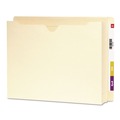 File Folders | Smead 76910 Letter Size Straight Tab Heavyweight End Tab File Jacket with 2 in. Expansion - Manila (25/Box) image number 0