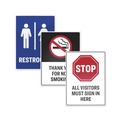  | Avery 61515 7 in. x 10 in. Surface Safe Removable Label Safety Signs - White (15/Pack) image number 1