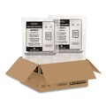 Food Trays, Containers, and Lids | Dart 80FBRHT3 8.65 in. x 7.94 in. x 2.98 in. 3-Compartment ProPlanet Seal Compostable Molded Fiber Hinged Trays - Natural (200/Carton) image number 0