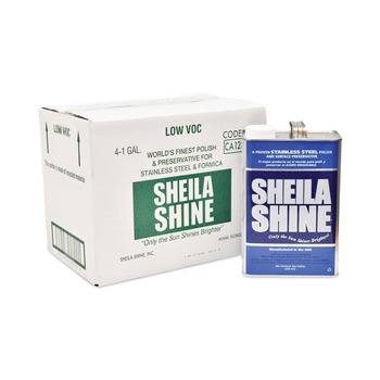 Sheila Shine 1 Gallon Can Low VOC Stainless Steel Cleaner and Polish (4/Carton)