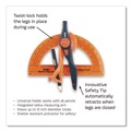 Office & Office Supplies | Maped Helix 18803 12 in. Maximum Diameter 6 in. Ruler Edge Locking Compass and Protractor Set - Random Assorted Color image number 2
