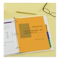Office Jansan | Avery 11331 11 in. x 8.5 in. 12-Tab Jan. to Dec. Durable Preprinted Plastic Tab Dividers - Assorted (1-Set) image number 3