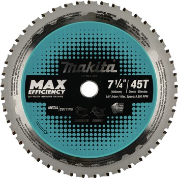 CIRCULAR SAW BLADES | Makita E-12815 7-1/4 in. 45T Carbide-Tipped Max Efficiency Saw Blade