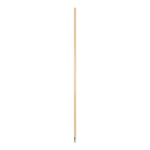 New Year New Savings! Save $25 off $150 | Boardwalk BWK136 0.94 in. x 60 in. Metal Tip Threaded Hardwood Broom Handle - Natural image number 0