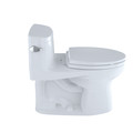 Fixtures | TOTO MS634114CEFG#01 Supreme II One-Piece Elongated 1.28 GPF Toilet (Cotton White) image number 4