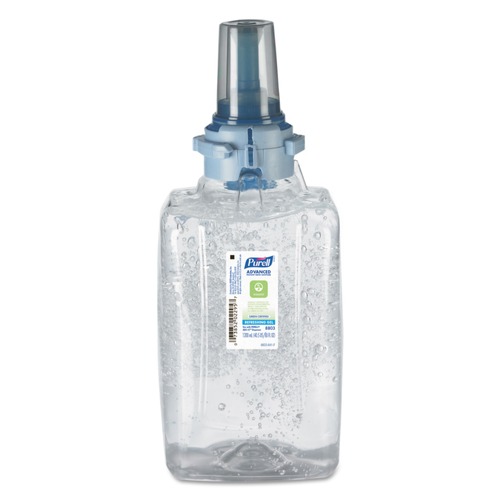 Hand Sanitizers | PURELL 8803-03 PURELL Green Certified Advanced 1200 mL Hand Sanitizer Refill for ADX-12 Dispenser (3/Carton) image number 0