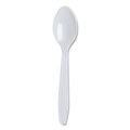 Cutlery | Dixie LT21 Teaspoon Lightweight Polystyrene Cutlery - White (1000/Carton) image number 0
