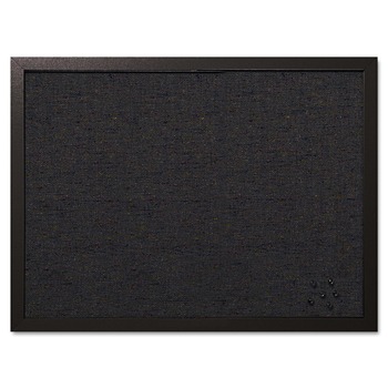 BULLETIN BOARDS | MasterVision FB0471168 24 in. x 18 in. Designer Fabric Bulletin Board - Black