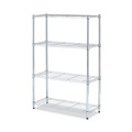 Tool Storage Accessories | Alera ALESW843614SR Residential Wire Shelving Four-Shelf 36w x 14d x 54h Silver image number 0