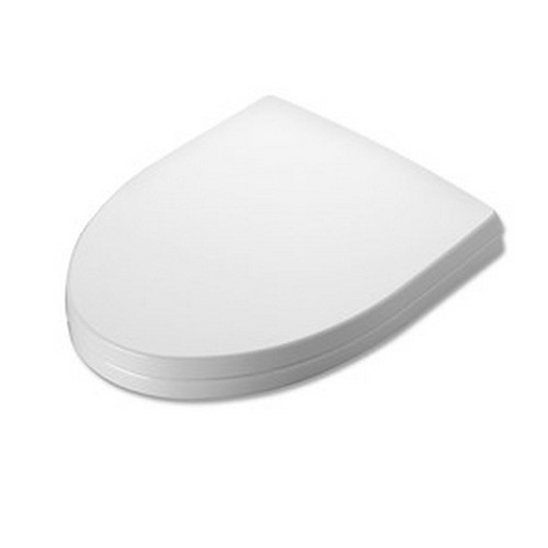 Toilet Seats | TOTO SS214#01 SoftClose Soiree Elongated Plastic Closed Front Toilet Seat & Cover (Cotton White) image number 0